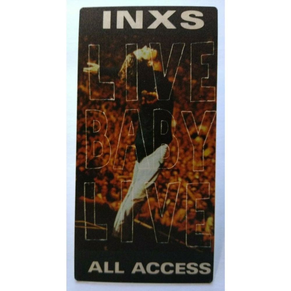 INXS Live Baby Live Backstage Pass Original Film All Access New Wave Pop Rock